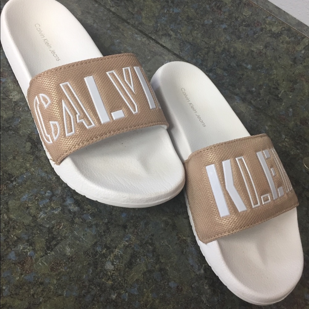 Calvin Klein slides